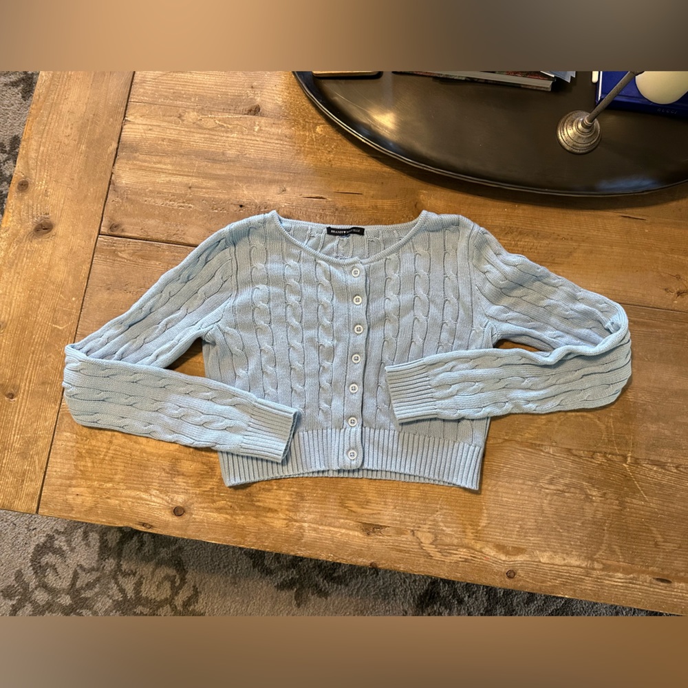 Light blue Brandy Melville cardigan